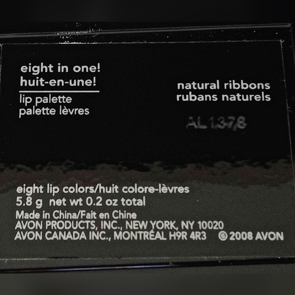 Avon Eight in One Lip Palette - Natural Ribbons - Picture 6 of 6